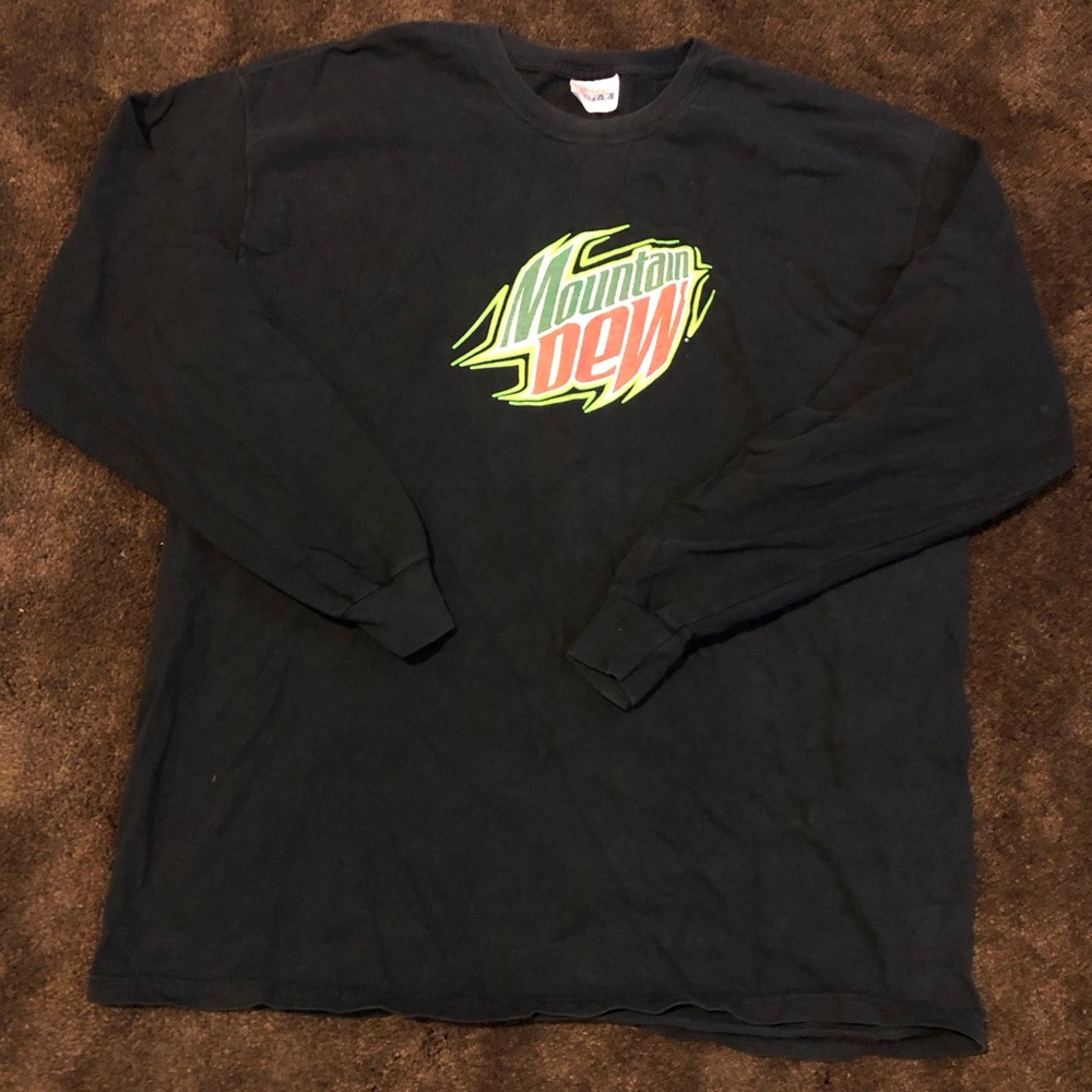 Vintage Mountain Dew Xbox Long Sleeve Shirt XL Y2K